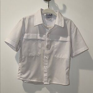 Blue Quail Everyday Short Sleeve Shirt (White) - 2T